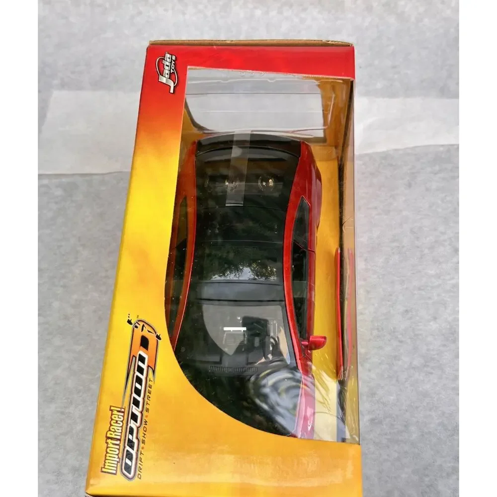 A45 NEW Jada Toys - Red SCION tC Import Racer Option D - 1:24 Die Cast, Sealed